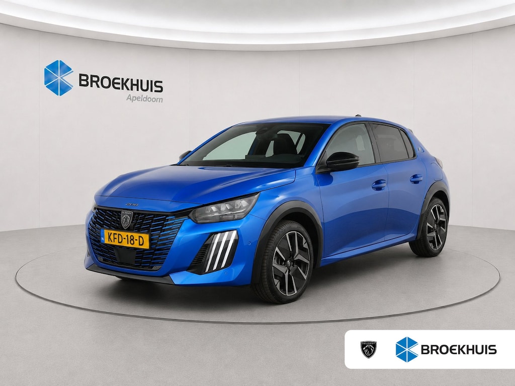 Peugeot e-208 EV GT Avantage 51 kWh 3-Fase | Navigatie | Apple Carplay/Android Auto | Camera | Adaptieve Cruise | Getint Glas | | Achterbank in delen neerklapbaar | Achteruitrijcamera | Apple Carplay/Android Auto|telefoonintegratie premium