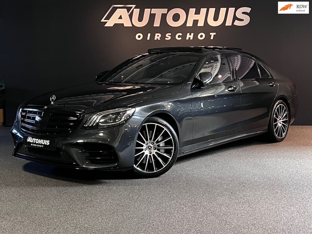 Mercedes-Benz S-klasse 560 e Lang Premium Plus AMG line Pano/Massage/360camera/Luchtvering/Burmester/Stoelventilatie/Softclose