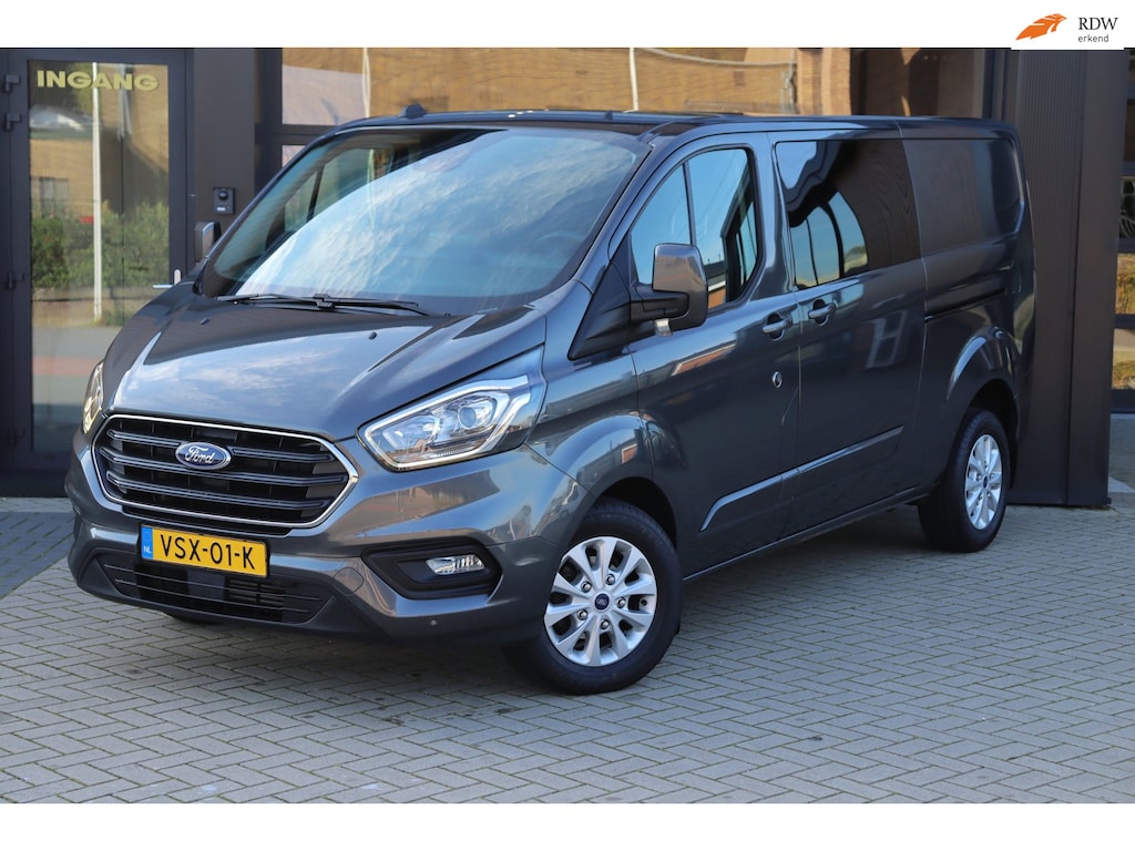 Ford Transit Custom 300 2.0 TDCI L2H1 Limited DC | NAP | Eerste Eigenaar | 170 PK | Cruise | Apple Carplay | Camera | Trekhaak |