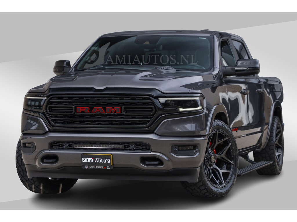 Dodge Ram MARGE + INCL BPM | LIMITED RED LINE 5.7 V8 HEMI | VIRTUAL | HUD | BOM EN BOM VOL | LUCHTVERING | 4X4 | CREWCAB DC | 5 PERSOONS BEDRIJFSAUTO | DUBBELE CABINE | LET OP: MARGE BTW VRIJ EN BPM IS BETAALD !