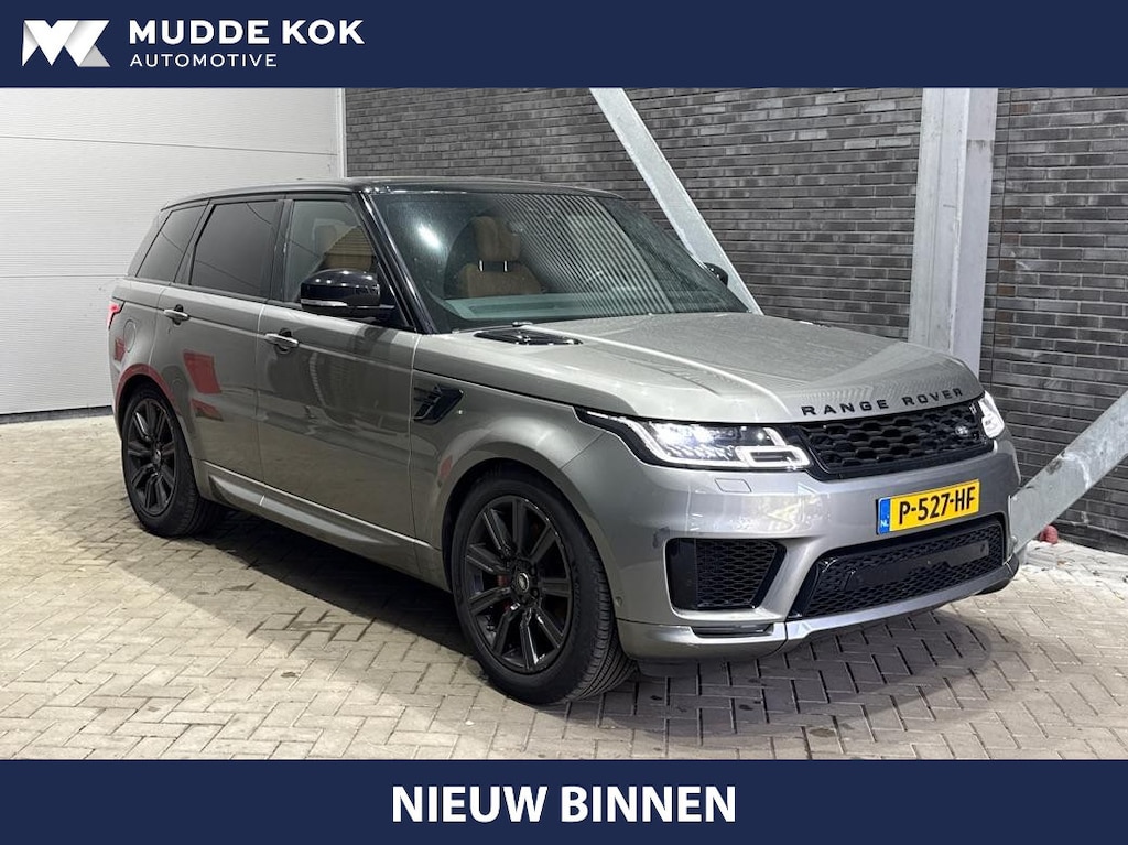 Land Rover Range Rover Sport P400e HSE | Luchtvering | Black Pack | Meridian | 360° Camera | Panoramadak | Ventilatiestoelen | Keyless | 21 Inch