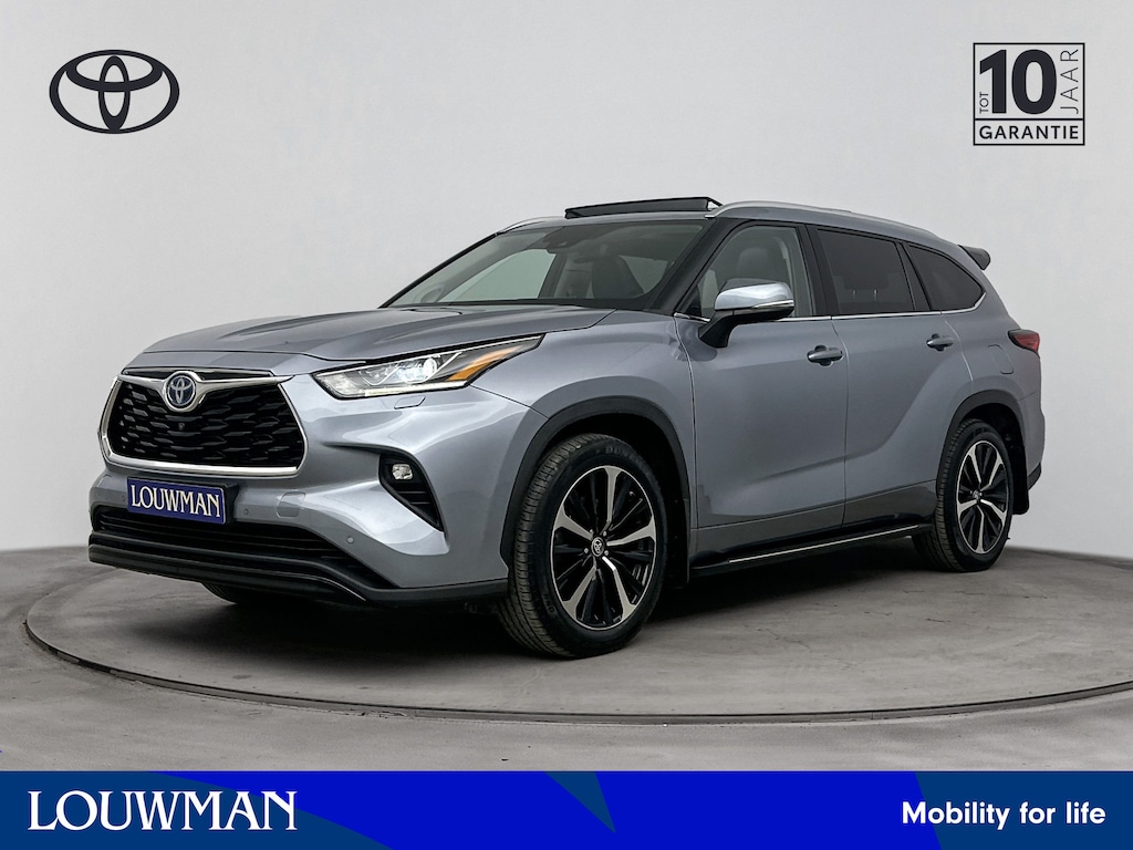 Toyota Highlander 2.5 AWD Hybrid Premium | Trekhaak | Lichtmetalen Velgen | Navi | Open Dak | Leer |