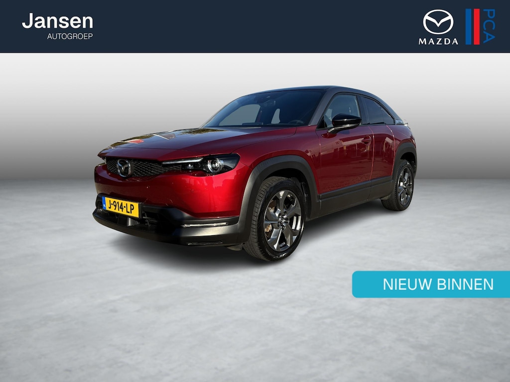Mazda MX-30 e-SkyActiv 145 First Edition 36 kWh Automaat, 1e Eig, Dealer Onderhouden, 1-Fase, Clima, Stoelverwarming, Adaptief,