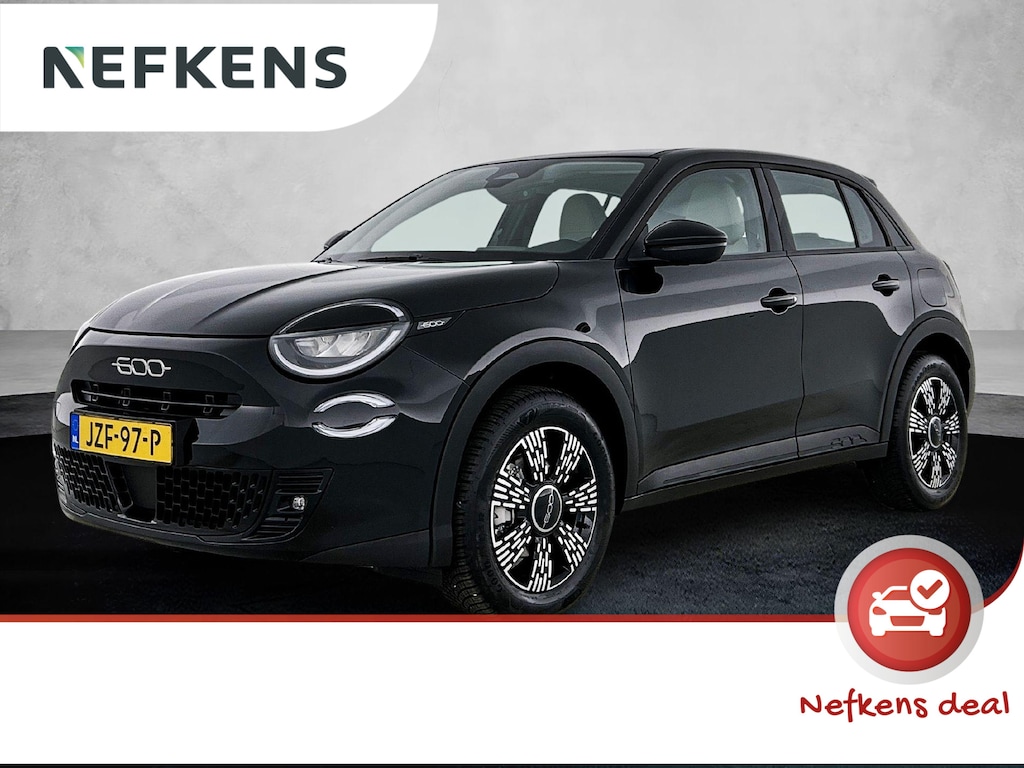 Fiat 600 1.2 145pk Hybrid Icon Automaat | Apple Carplay/Android Auto | Cruise Control | LED | 17"LMV | Climate Control | Parkeersensoren |