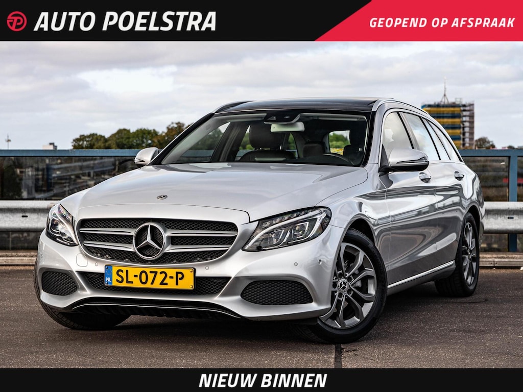 Mercedes-Benz C-klasse Estate 180 Prestige | Panoramadak | Trekhaak | LED | Stoelverwarming | Dodehoekdetectie | Dealeronderhouden