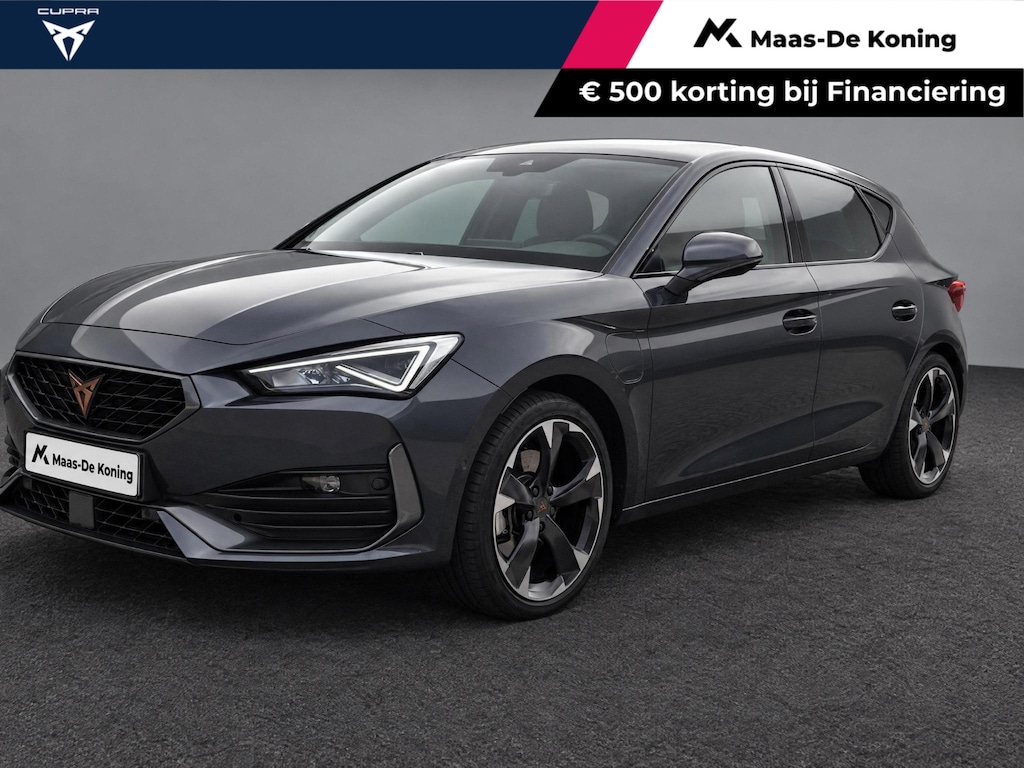 CUPRA Leon 1.4 e-Hybrid 204pk DSG Business · Camera · Stoel & Stuurwiel verwarming · Apple/Android Car Play · 18'' Velgen · Adaptive Cruise Control · Dodehoeksensor ·  Garantie t/m 28-12-2027 of 100.000km