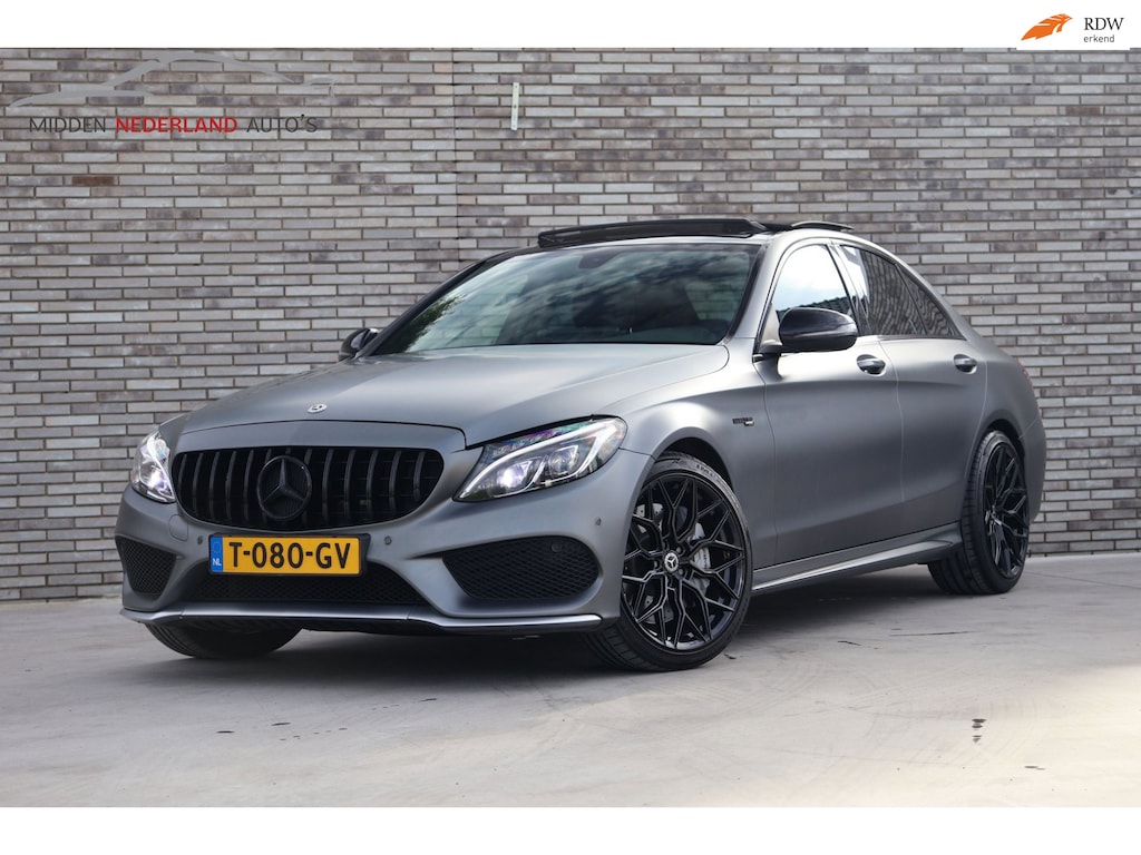 Mercedes-Benz C-klasse AMG 43 4MATIC * PANORAMA * APPLE CARPLAY * VOSSEN STYLE * ORIGINEEL MATT *