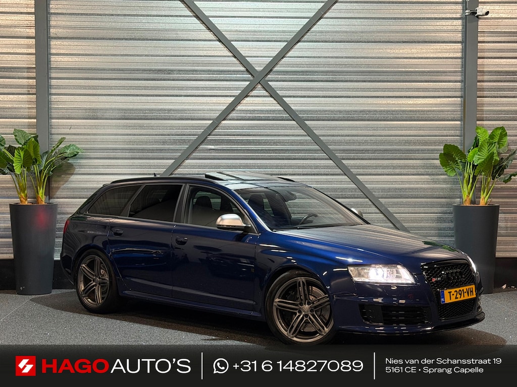 Audi RS6 A6 Avant 5.0 TFSI 580-PK!/BI-XENON/SCHUIFDAK/NAVI/LEDER/CRUISE/MEMORY/CAMERA/BOSE/VOLLEDIG-ONDERHOUD