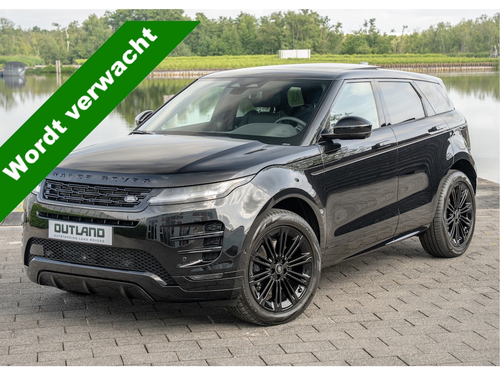Land Rover Range Rover Evoque P270e Autobiography | Santorini Black - Ebony leder | Stoelkoeling | Meridian Surround Sound | Schuifdak | Smart View | NP. 86.382,-