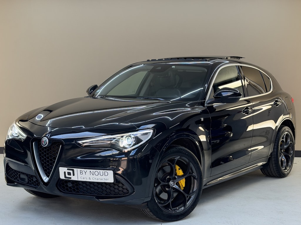 Alfa Romeo Stelvio 2.0 T AWD Ti, 200Pk, 2020, Facelift, 2de eigenaar, Dealer onderhouden, Panoramadak, Volledig leder, Memory stoelen, Apple CarPlay,