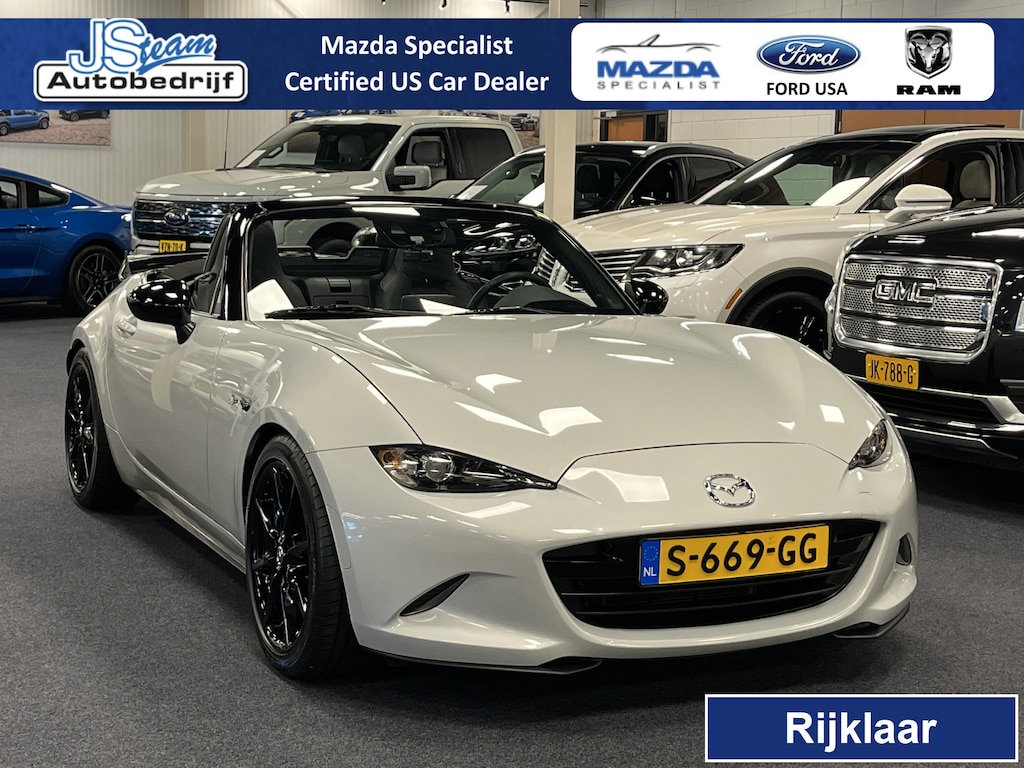 Mazda MX-5 ND Roadster 2.0 SkyActiv-G 160PK TS+ Leder 17inch Liefhebbersauto!
