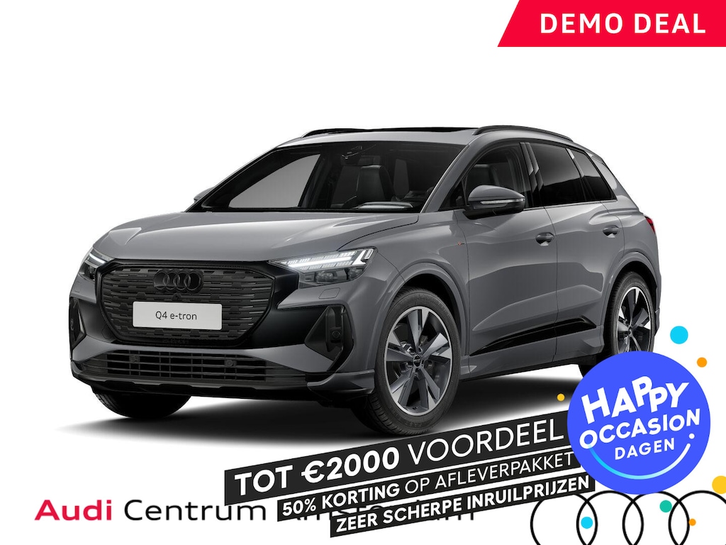 Audi Q4 e-tron 45 quattro S Edition Competition 82 kWh 286pk | Panoramadak | Parkeercamera | Adaptieve cruise controle