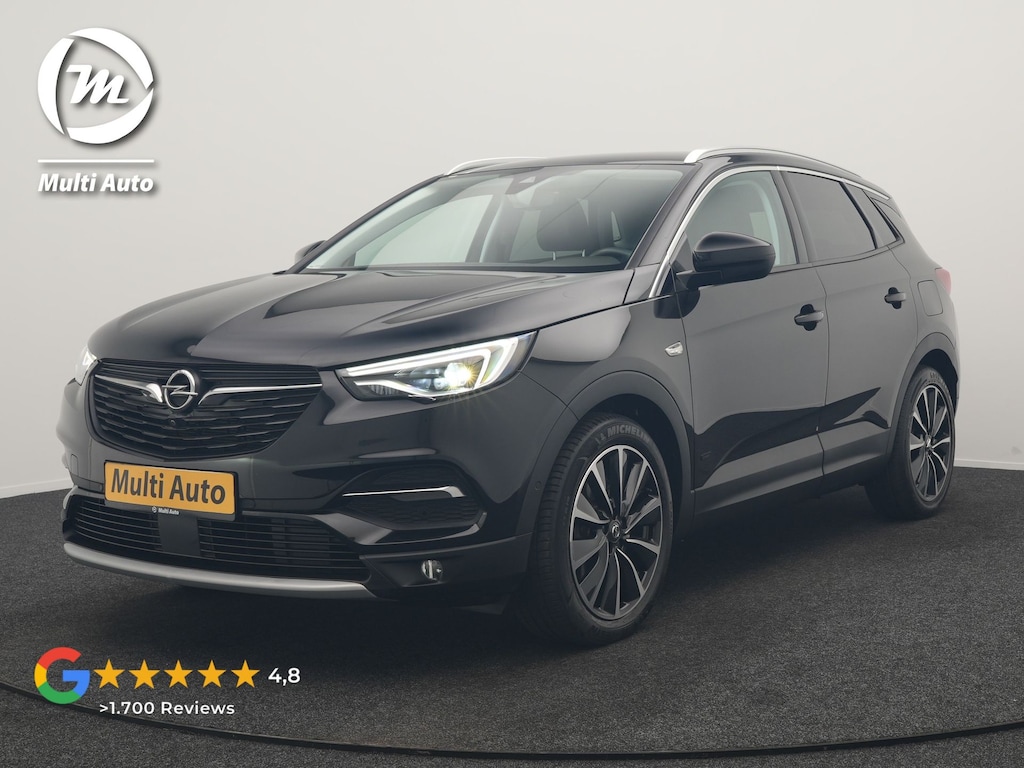 Opel Grandland X 1.6 Turbo Ultimate PHEV 225pk | Trekhaak Afn. | Adaptive Cruise | 360 Camera | Lederen Sportstoelen Memory & Ventilatie | Stoelverwarming | Keyless | Apple Carplay | DAB | Navigatie | 19"L.M | Plug In Hybrid