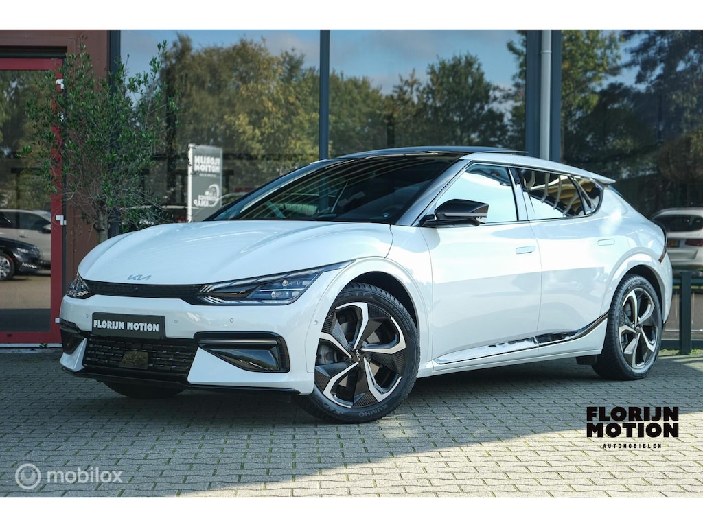 Kia EV6 77.4 kWh GT-Line | 100% SOH | HUD | Pano | ACC | Sfeerverlichting | Stoel verwarming en ventilatie | Stuurwielverw. | Nieuwstaat | LED | DAB+
