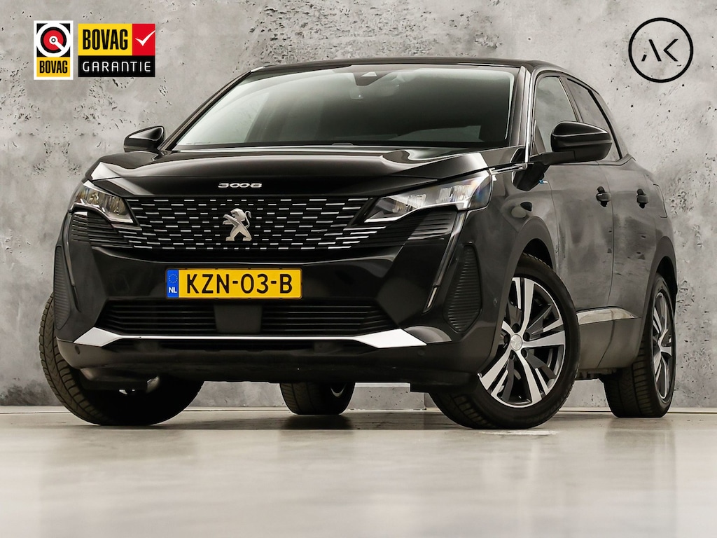Peugeot 3008 1.6 HYbrid 225 Allure Sport 225Pk Automaat (SOH 91,8%, APPLE CARPLAY, GROOT NAVI, 360 CAMERA, TREKHAAK, SPORTSTOELEN, KEYLESS, LANE ASSIST, NIEUWSTAAT)