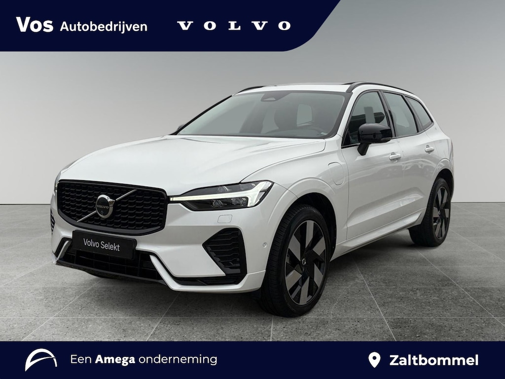 Volvo XC60 2.0 T6 Plug-in hybrid AWD Ultimate Dark | Schuif-/ kanteldak| Head-up display| Harman Kardon audiosysteem| Stoelverwarming voor + achter| Stuurwielverwarming| Semi- elektrisch inklapbare trekhaak|