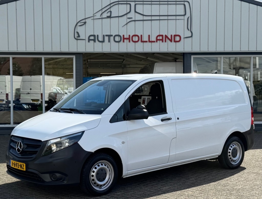 Mercedes-Benz Vito 114 CDI 100KW 136PK AUTOMAAT EURO 6 AIRCO/ OMVORMER/ STANDKACHEL/ BEDRIJFSWAGENINRICHTING/ 100% DEALERONDERHOUDEN