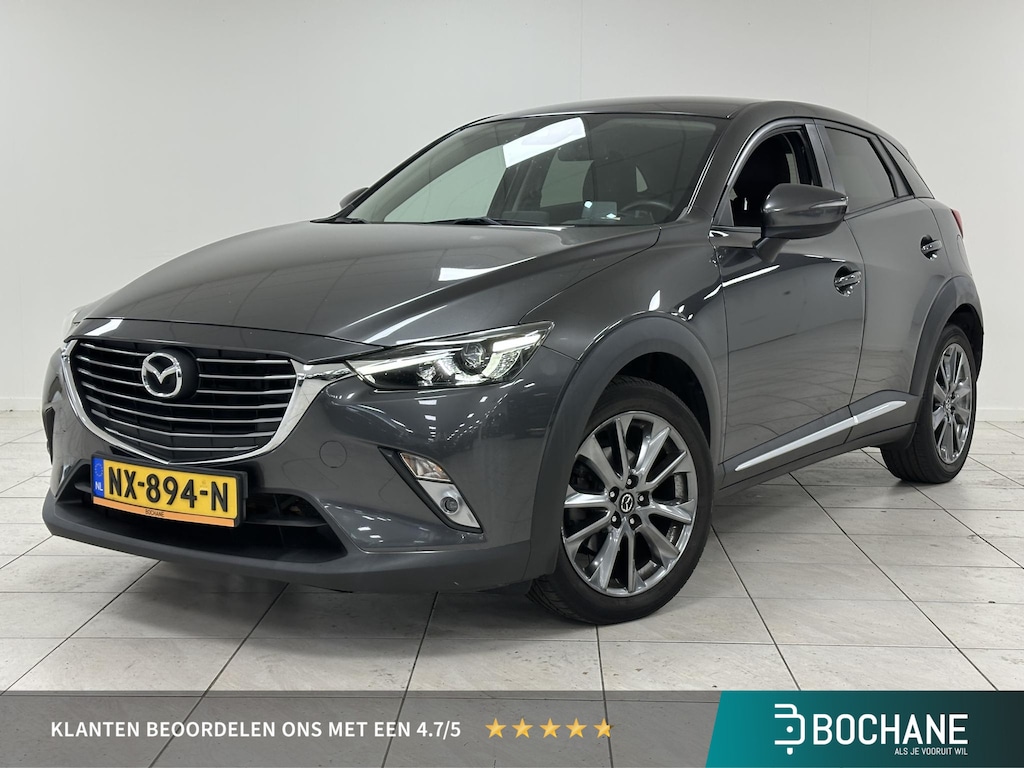 Mazda CX-3 2.0 SkyActiv-G 120 GT-Luxury ACHTERUITRIJCAMERA | HEAD-UP DISPLAY | STOELVERWARMING | ELEKT.S TOELVERSTELLING MET MEMORY |