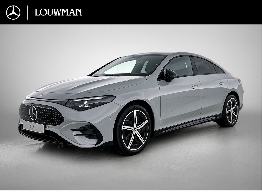 Mercedes-Benz CLA 250+ Business Solution AMG 85.5 kWh | Premium pakket | Winterpakket | Nightpakket | Vast panoramadak | Sportstoelen | Massagefunctie | GUARD 360° | 18 inch vijfspaaks lichtmetalen AMG-velgen