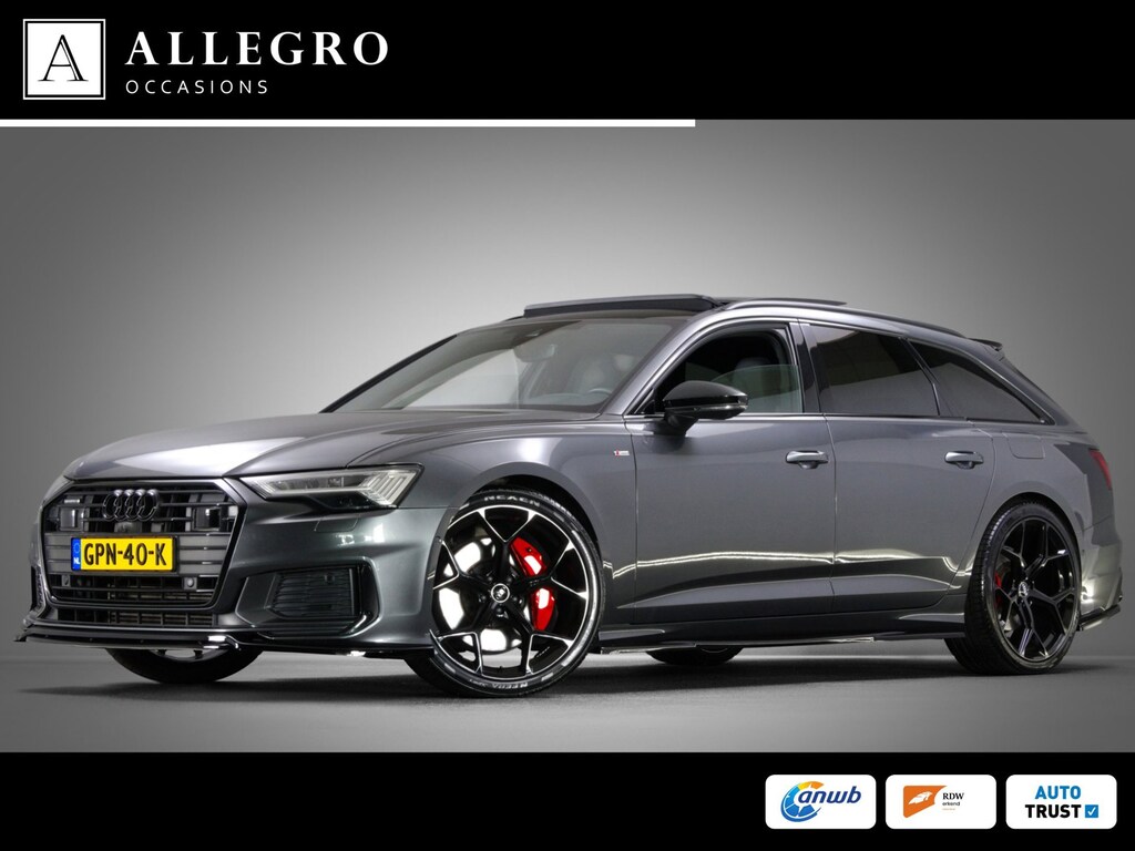 Audi A6 Avant 55 TFSI e quattro Competition S-Line Edition (RS-STOELEN, PANO, B&O, SFEERVERLICHTING, HEAD-UP, MAXTON, 360 CAMERA)