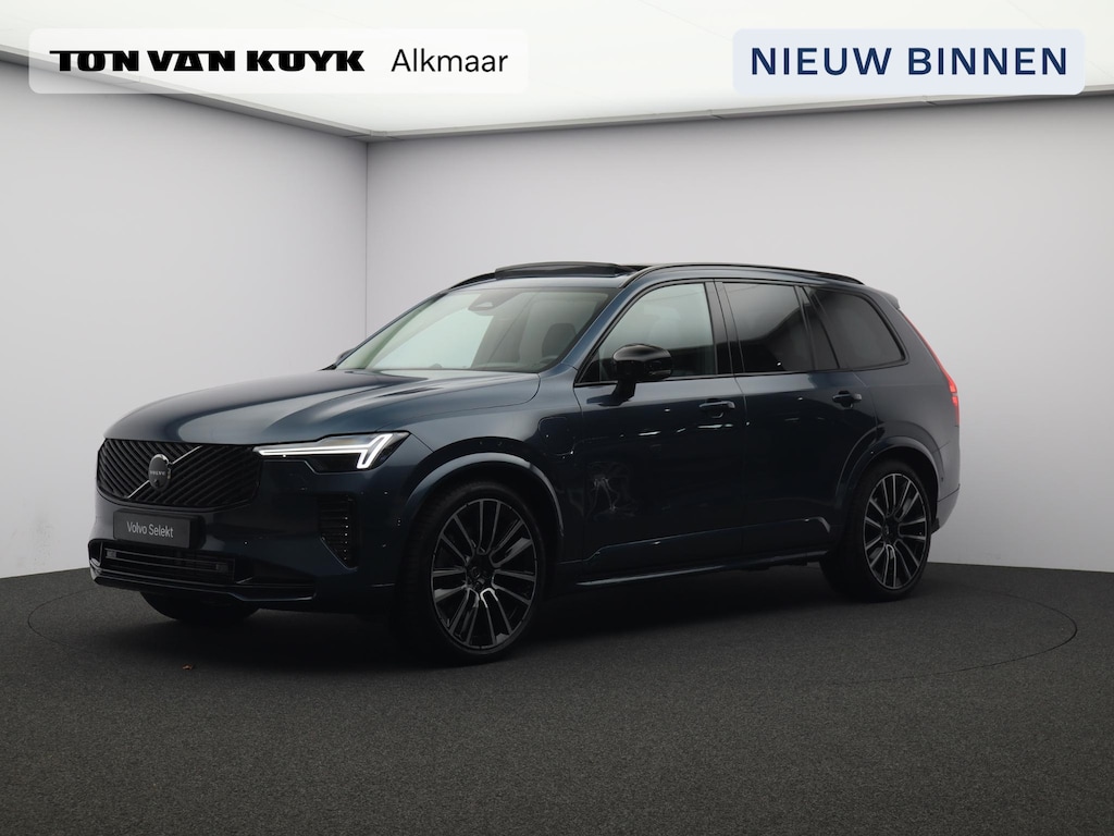 Volvo XC90 2.0 T8 Plug-in hybrid AWD Ultra Dark Luchtvering / Panorama dak / Stuurverwarming- Stoelverwarming- koeling- massage / Trekhaak / Memory seats / Head-up display /