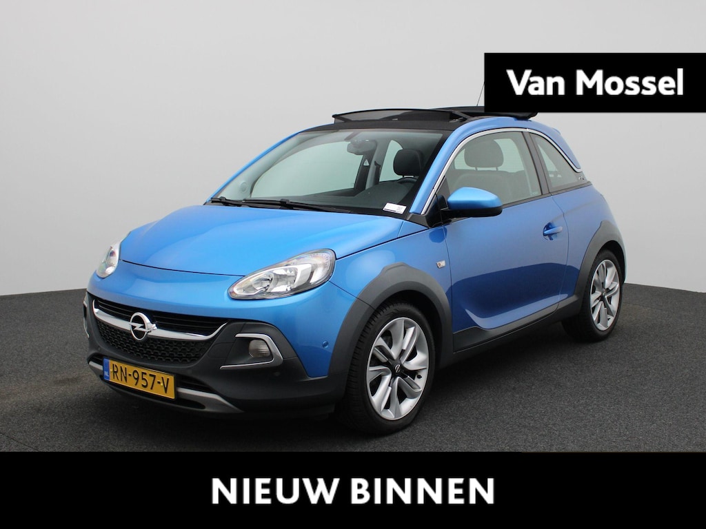 Opel Adam 1.0 Turbo Rocks | Wordt Verwacht | Elektrisch Vouwdak | Stoelverwarming | Stuurverwarming | Parkeersensoren | Lederen Bekleding |