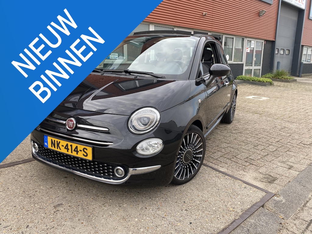 Fiat 500 Cabrio 0.9 TwinAir Turbo Sport | Automatische Climate regeling | Cruise Controle | Cabriolet | Navigatie | Multy Media | Ledere bekleding | Multi Functioneel stuurwiel | Parkeer sensoren | Garantie |