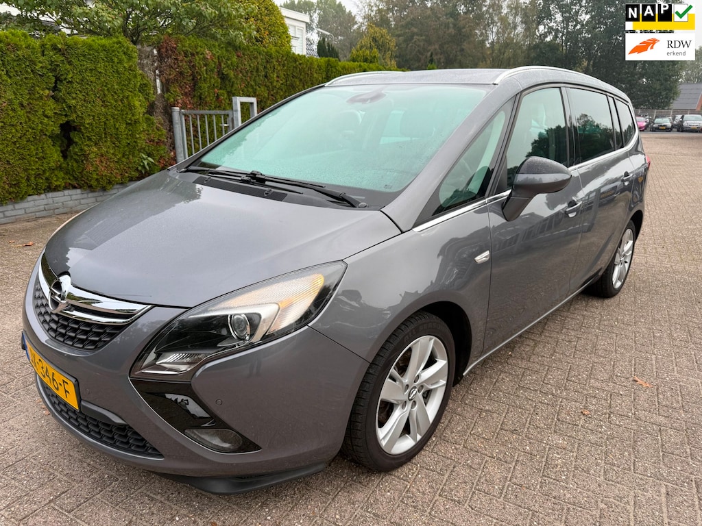 Opel Zafira Tourer 1.4 Blitz 7p. ECC LEDER PDC CAMERA NAVI STUUR/STOELVERW. NAP