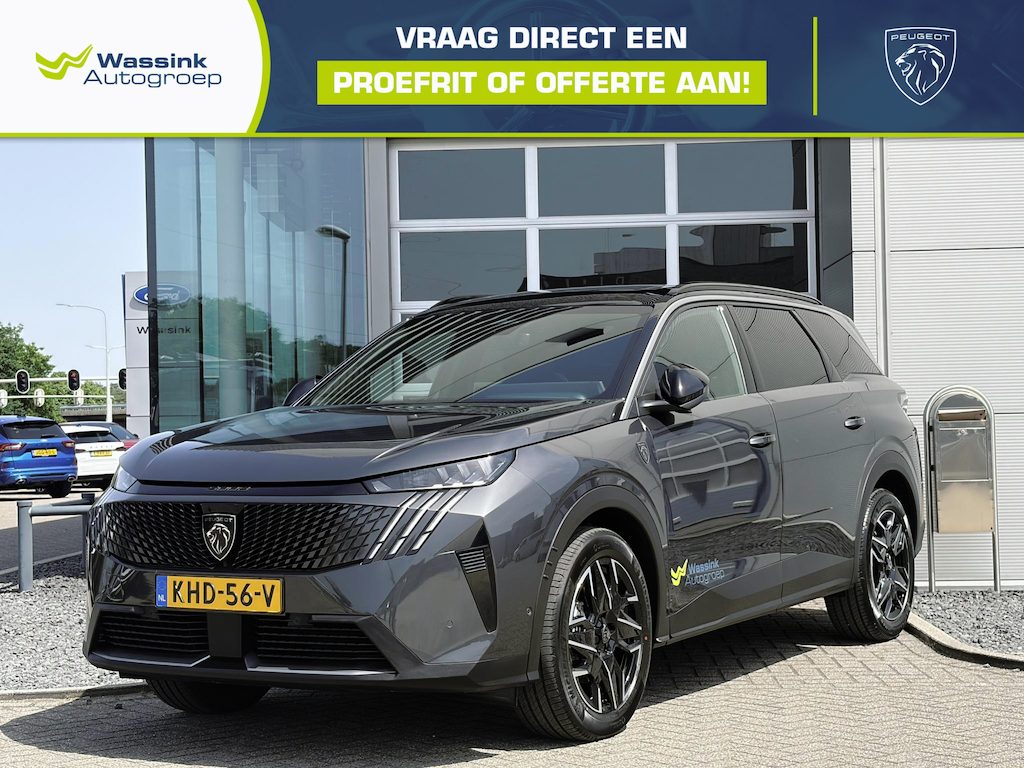 Peugeot 5008 1.2 Hybrid 145 GT Exclusive 7p | Tot 8 jaar garantie | Panoramadak | achteruitrijcamera | Navigatie |