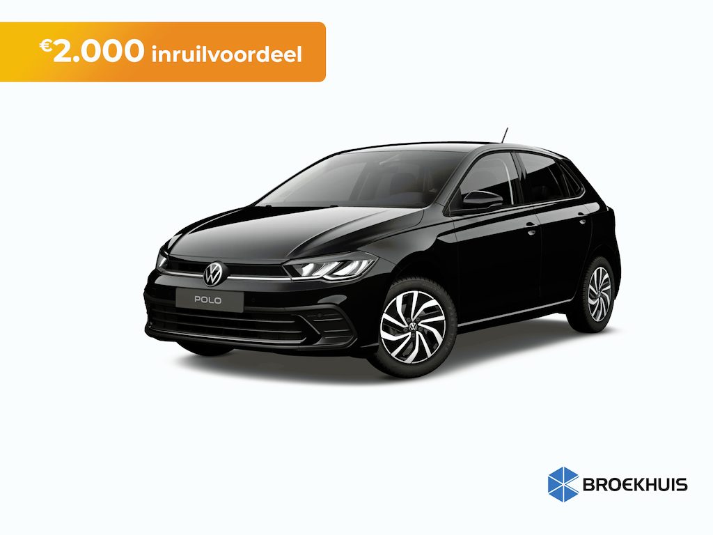 Volkswagen Polo 1.0 TSI Life Edition | Apple Carplay | Navi | Camera | Zijruiten achter en achterruit getint, 65% lichtabsorberend | Parkeersensoren voor en achter (Park Distance Control)