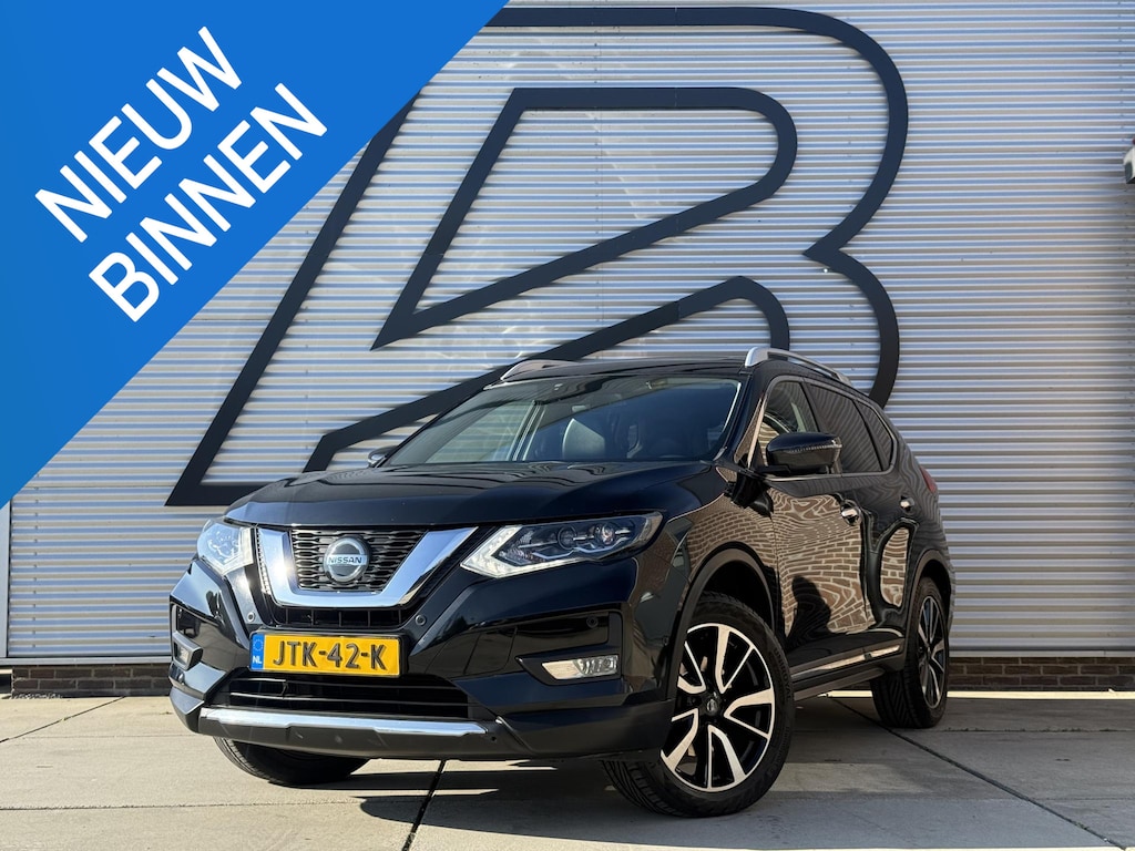 Nissan X-Trail 1.3 DIG-T Tekna 7p. 1e Eigenaar|Dealer Onderhouden|Pano|Camera|Trekhaak|Stoel+Stuur verw.|Clima|Cruise|PDC V+A|APK tot 01-2028