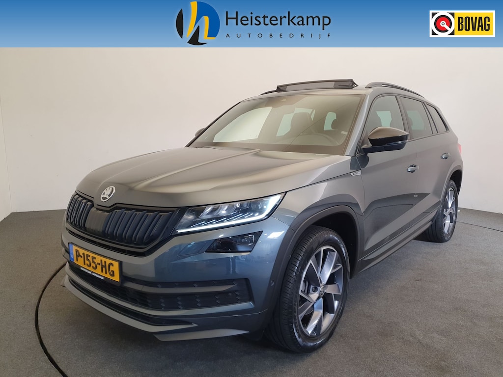 Skoda Kodiaq 1.5 TSI Sportline Business 7p. Wegklapbare trekhaak, Panoramadak, Elektrische stoelen