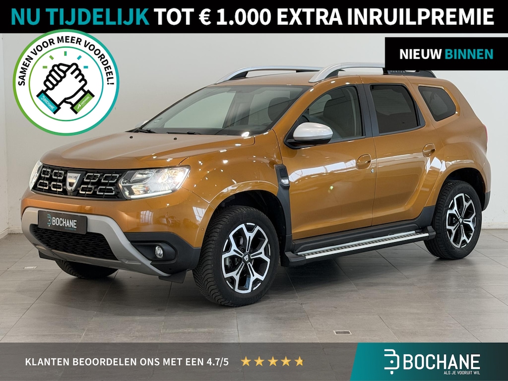 Dacia Duster 1.3 TCe Prestige | Trekhaak | 360 Graden Camera | Climate Control | Stoelverwarming | Dode-hoek detectie | All-Season banden
