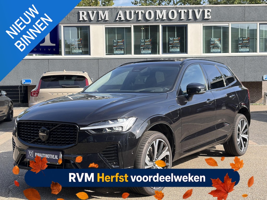 Volvo XC60 2.0 T8 Plug-in hybrid AWD Plus Dark VAN: 52.900,- VOOR: 50.877,-,- UW HERFSTVOORDEEL: 2.023,-| LUCHTVERING| PANO| HARMAN KARDON| MEMORY STOELEN| ACHTERBANK VERWARMD| HUD| 360 CAMERA| RECENT ONDERHOUD GEHAD BIJ VOLVO DEALER\ FABRIEKSGARANTIE|