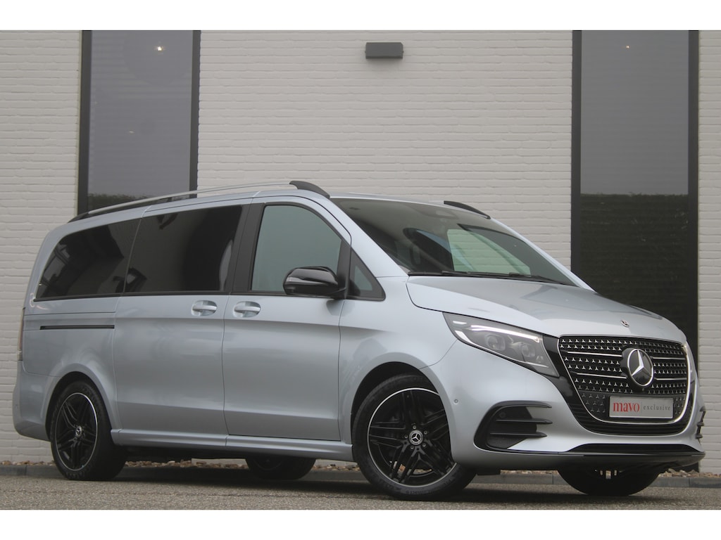 Mercedes-Benz V-klasse 300d / AMG / Exclusive / DC / Elec Stoelen / Burmester / Nightpakket / Vol Opties / NIEUWSTAAT.
