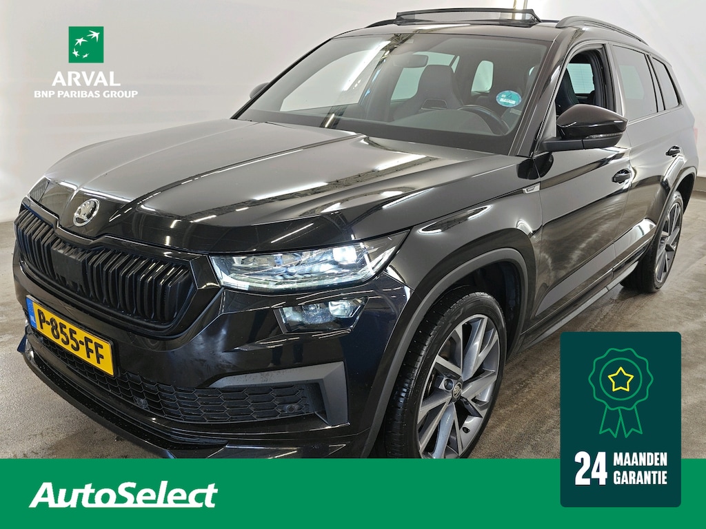 Skoda Kodiaq 1.5 TSI 150pk Automaat Sportline Business | Panoramadak | Functie Pakket | 20" | CarPlay | Stuur- en Stoelverwarming