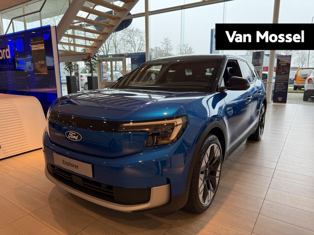 Ford Explorer Premium Extended Range RWD 77 kWh | Panodak | Memory/Massagestoel | Stoel/stuurverwarming | Adaptieve Cruise | Dodehoekdetectie | Matrix-LED | B&O Audio | 21" LMV