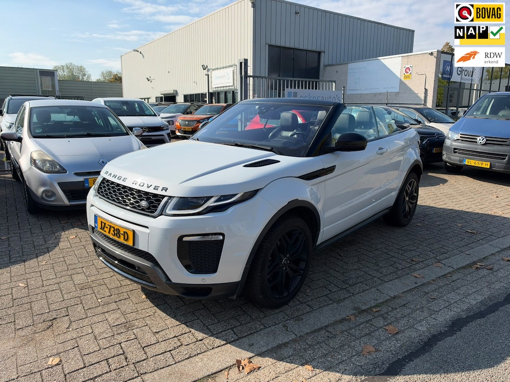 Land Rover Range Rover Evoque Convertible 2.0 Si4 HSE Dynamic, Navi, NAP, NL Auto, Automaat, Leder, Camera, Mooie auto