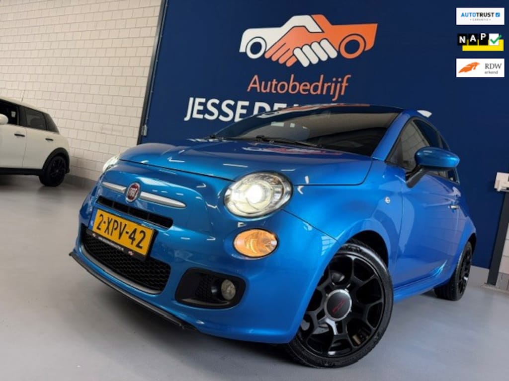 Fiat 500 0.9 TwinAir Turbo 500S automaat / bj. 2014 / navigatie / half leder / climate /digitaal/ NAP met 169270 km./ APK 11/2027.