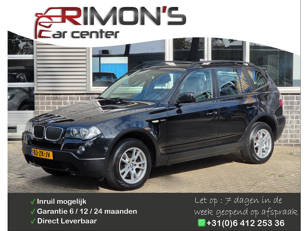 BMW X3 2.0i Business Line Hagel Schade Dak en Motor