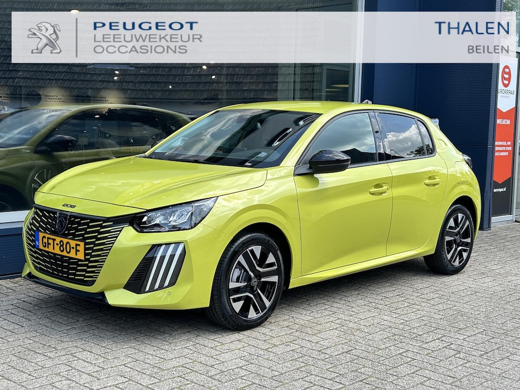 Peugeot 208 1.2 Hybrid 110 PK Allure | Automaat | | Hybride Elektrisch rijden met Automaat | Navigatie | Parkeercamera | draadloze telefoonlader | Stoelverwarming | LED Verlichting | Apple Carplay/Android Auto | Trekhaak |