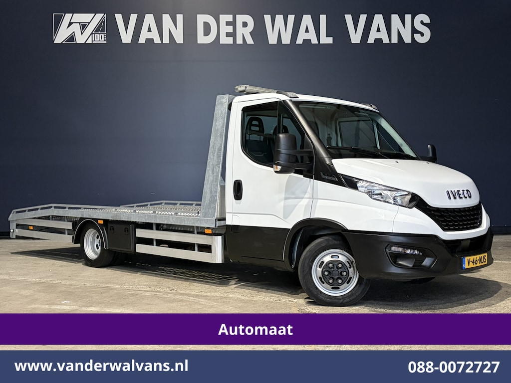 IVECO Daily 35C14H 2.3 Oprijwagen Automaat Dubbel Lucht Euro6 Airco | Camera | 3500kg Trekhaak | Electrische Lier | Chauffeursstoel Cruisecontrol, Bijrijdersbank