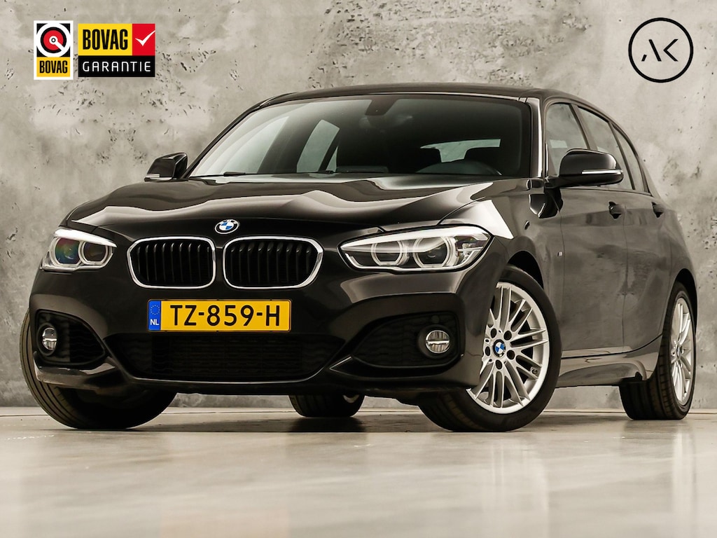 BMW 1-Serie 118i M Sport High Executive Automaat (VIRTUAL COCKPIT, M PAKKET, NAVIGATIE, LEDER, SPORTSTOELEN, STOELVERWARMING, CRUISE, NIEUWE APK, NIEUWSTAAT)