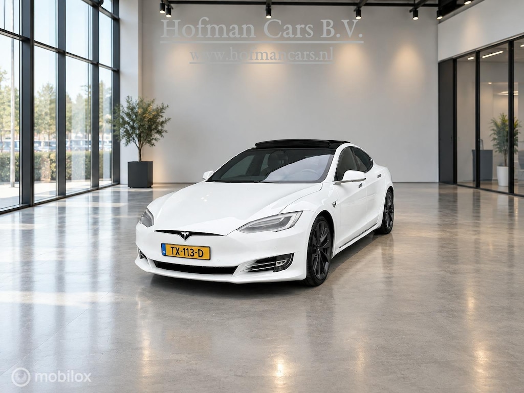 Tesla Model S 100D | 100 kWh | 418 PK | SOH 88% | MCU2 | CCS | ENHANCED AUTOPILOT | LUCHTVERING | PANORAMADAK | 21" BREEDSET