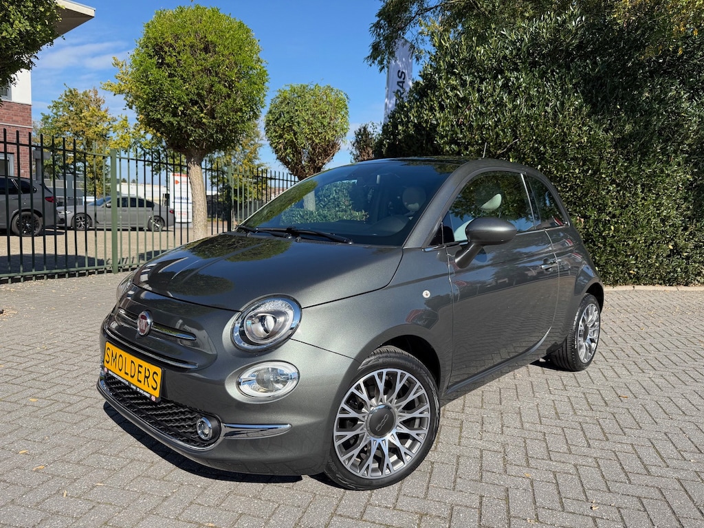 Fiat 500 1.2 Star, Apple CarPlay, AIRCO, Cruise Control, Panoramadak, Navigatie, LM-velgen 16" , DAB, Parkeersensoren, Leder/stof