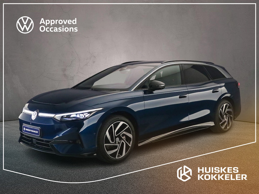Volkswagen ID.7 Tourer Pro Business 77 kWh 286pk Automaat Trekhaak, Warmtepomp, Adaptive cruise control, 360 camera, Navigatie, Elektrische achterklep