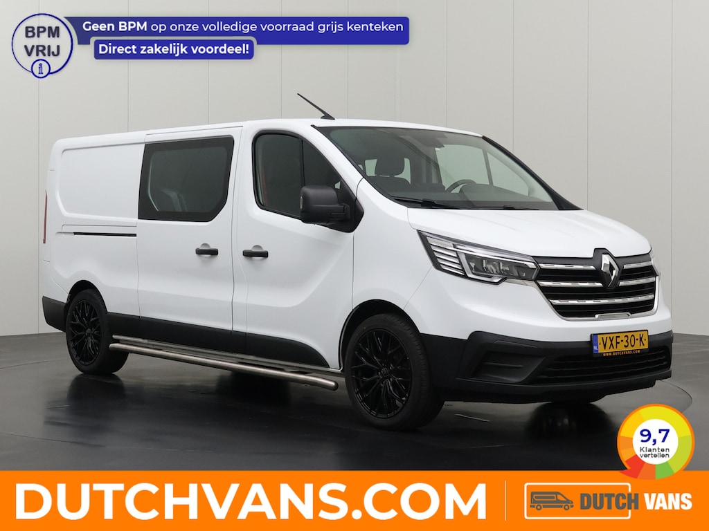 Renault Trafic 2.0DCi 130PK Lang Dubbele Cabine | 6-Persoons | Multimedia | Airco | Cruise | Trekhaak