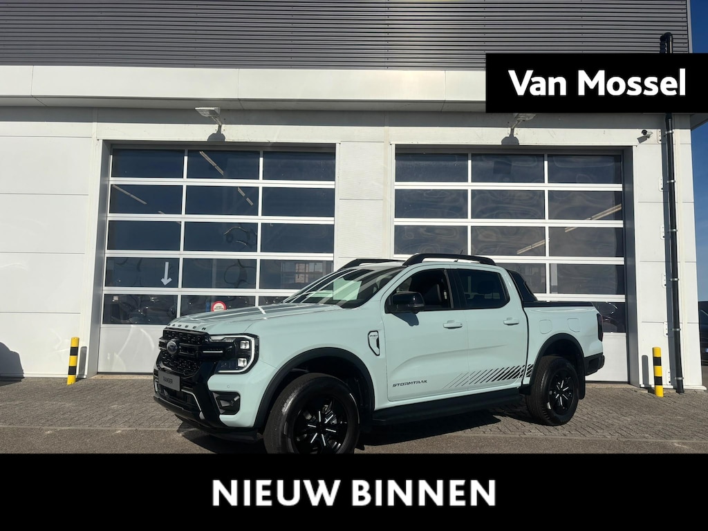 Ford Ranger Stormtrak 2.3 PHEV | 278 PK! | 3500 KG Trekvermogen | Adaptief Cruisecontrol | Verwarmde Stuur/Stoelen | 4x4 Aangedreven
