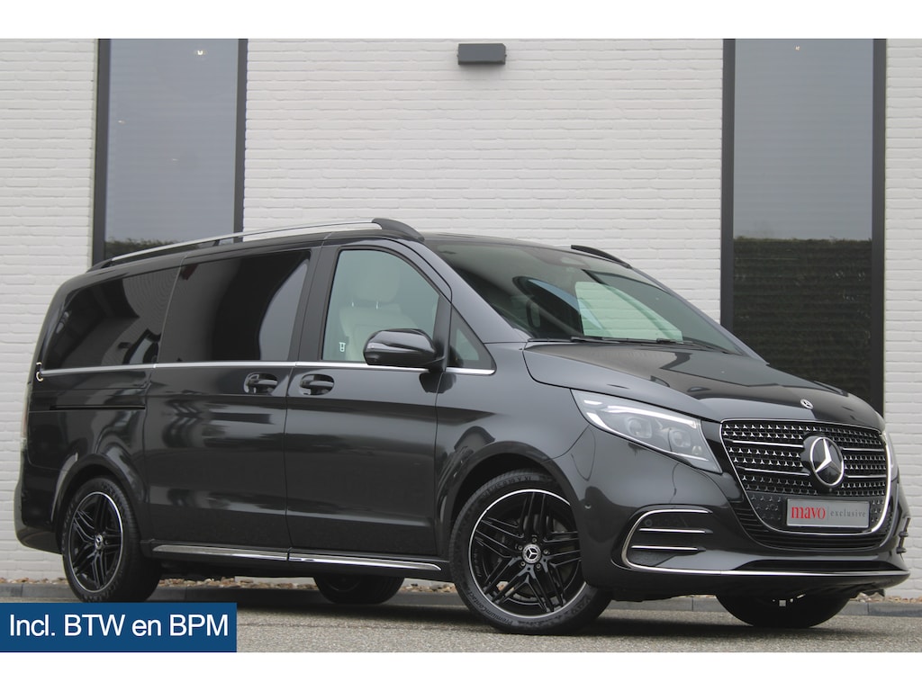 Mercedes-Benz V-klasse 300d / AMG / DC / Exclusive / 4-Matic / Luchtv / Elec Stoel / Burmester / Vol Opties / NIEUWSTAAT