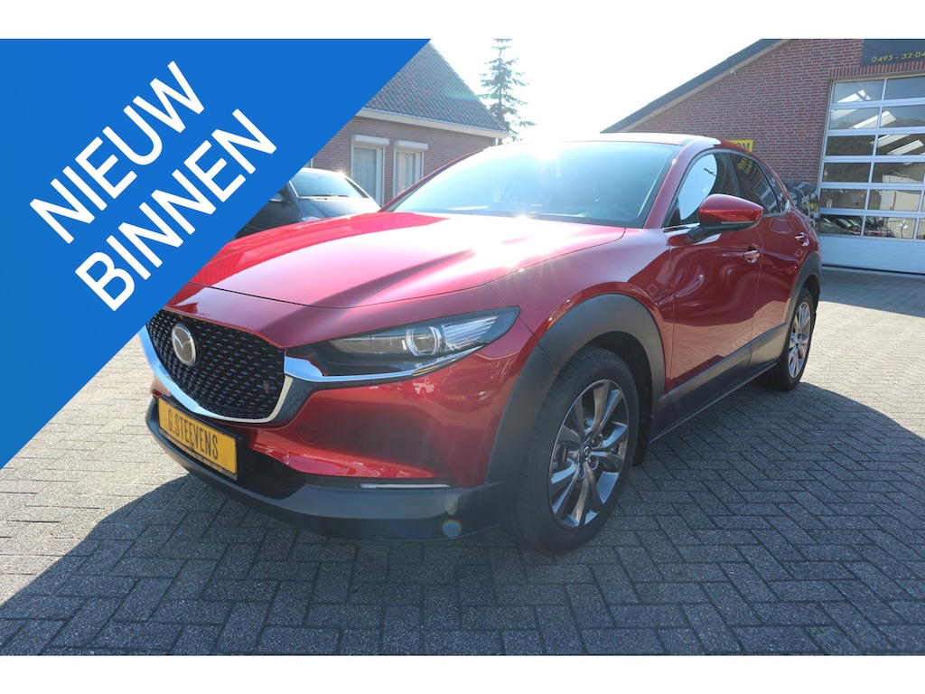 Mazda CX-30 2.0 e-SkyActiv-X M Hybrid AWD Luxury Leder ,navigatie, schuifdak
